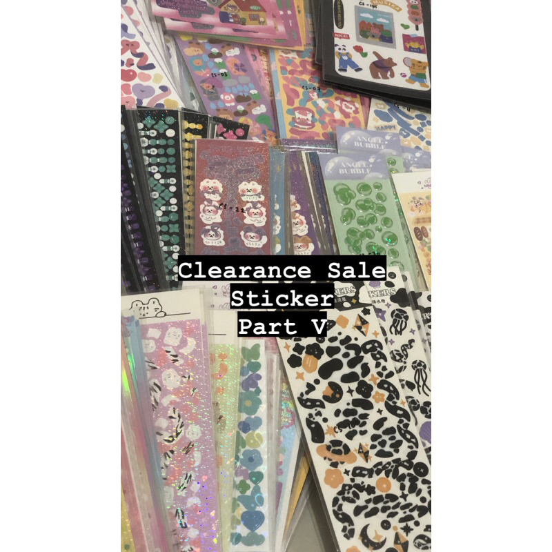 

[Clearance Sale] stiker sticker deco toploader Photocard journal/ stiker Ribbon pita