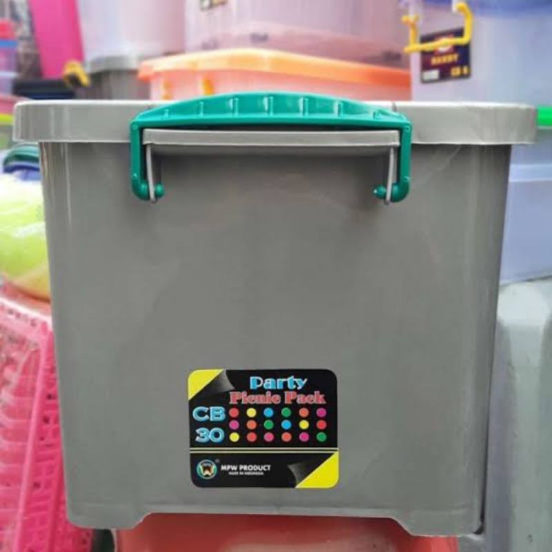 MPW Box Container/Container box CB 30 Liter silver MPW