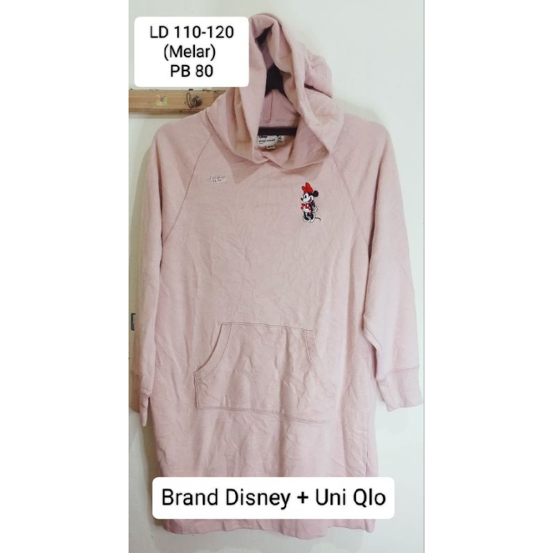 Jaket Hoodie Brand Disney x Uniqlo