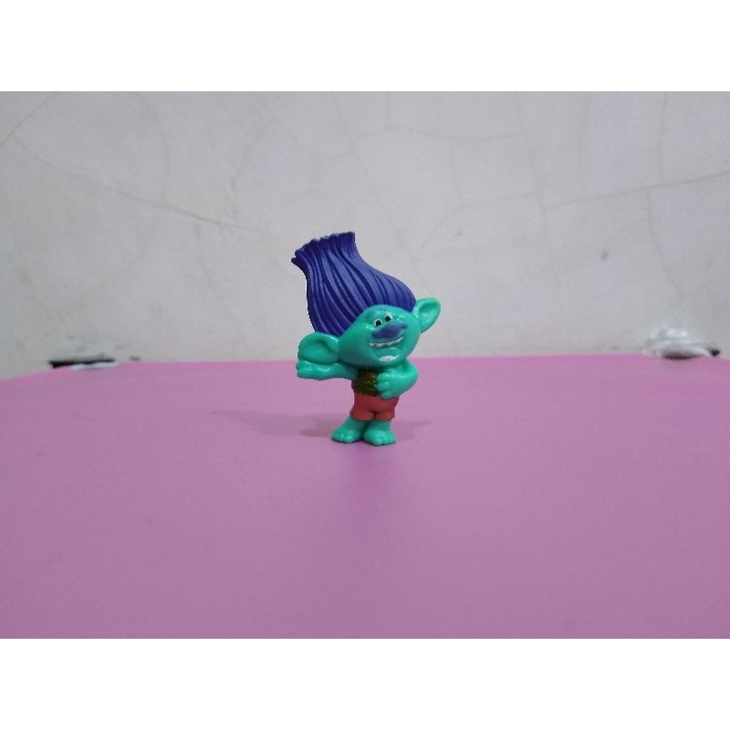 Figure TROLLS WORLD TOUR - BRANCH - McDonalds Murah Retro Vintage Rare Koleksi Mainan Anak Anak Nost