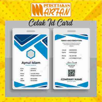 

CETAK ID CARD - MEMBER CARD PVC 2 SISI BOLAK BALIK