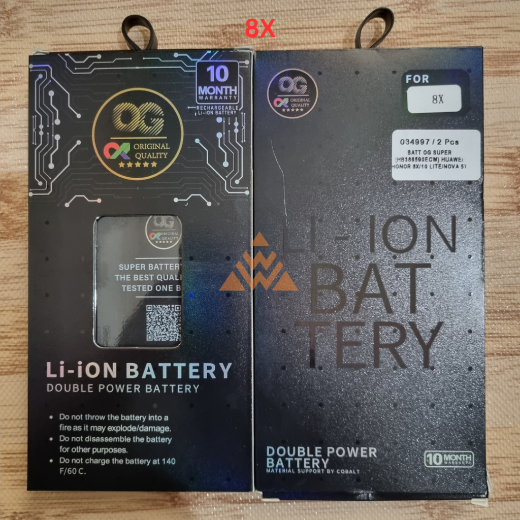 Baterai OGS ~ (hb386590ecw) Huawei Honor 8X/10 Lite/Nova 5T Batre batrai Double Power, Double IC