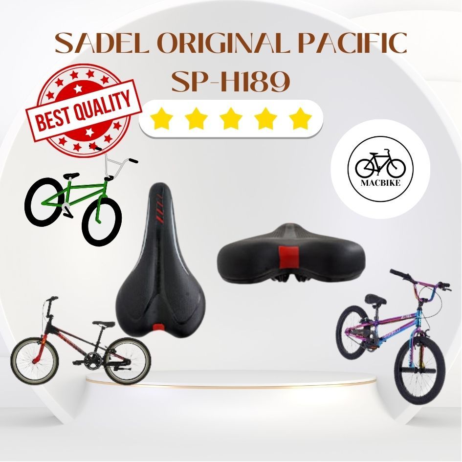 ORIGINAL Sadel MTB PACIFIC SP-H189 | TEMPAT DUDUK SEPEDA MTB MEREK PACIFIC | SADDLE SEPEDA MTB GEL P
