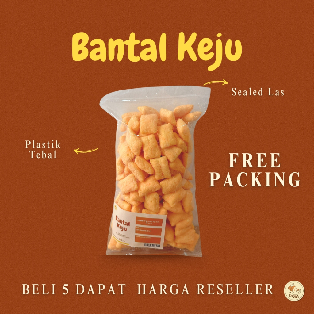 

BANTAL KEJU PACK 250GR