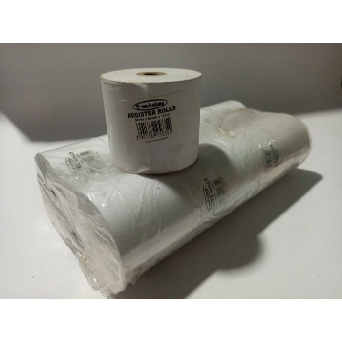 

Roll Telstruk Kertas Struk Kasir [58x 65/ 1 Ply/ 10 Roll] Sinarline [75x 65/ 1 Ply/ 10 Roll] [68x 65/ 1 Ply/ 10 Roll]