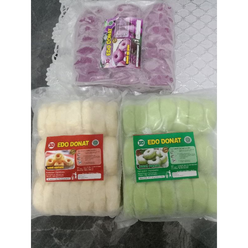 

DONAT FROZEN KENTANG UBI UNGU PANDAN ISI 21 PCS