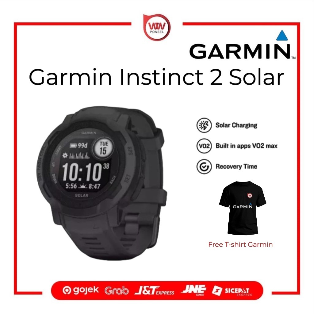 Garmin Instinct 2 Solar Garansi Resmi