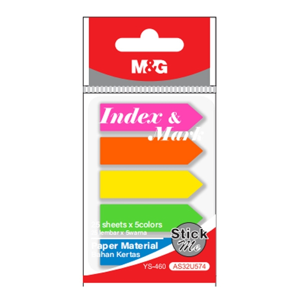 

TBMO M&G 3X2` PAPER STICKY ARROW/INDEX 25S 5COLOUR 32U574/10022272
