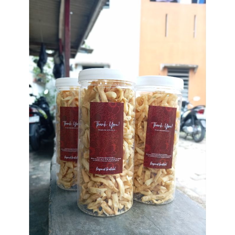 

[Paket 3x] Kue Bawang Super Renyah Toples 1300ml/300gr