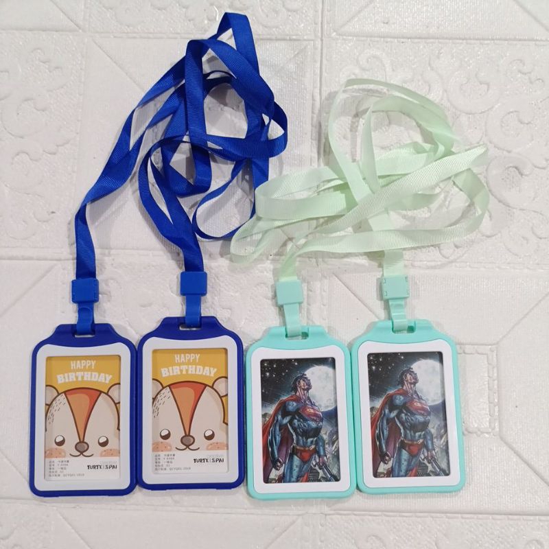 

Id card/gantungan kartu nama 1 set (tali + name tag) harga satuan