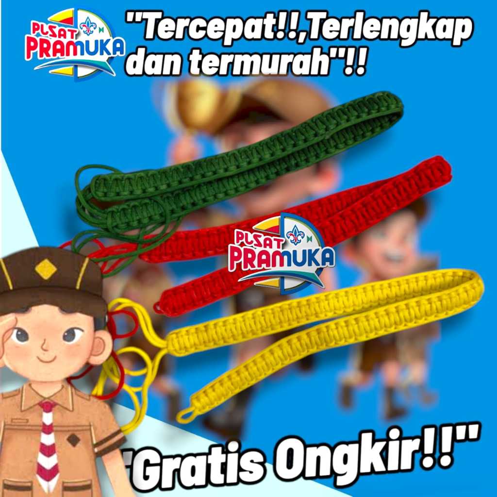 

Tali kur pluit pramuka siaga penggalang penegak besar (bijian)