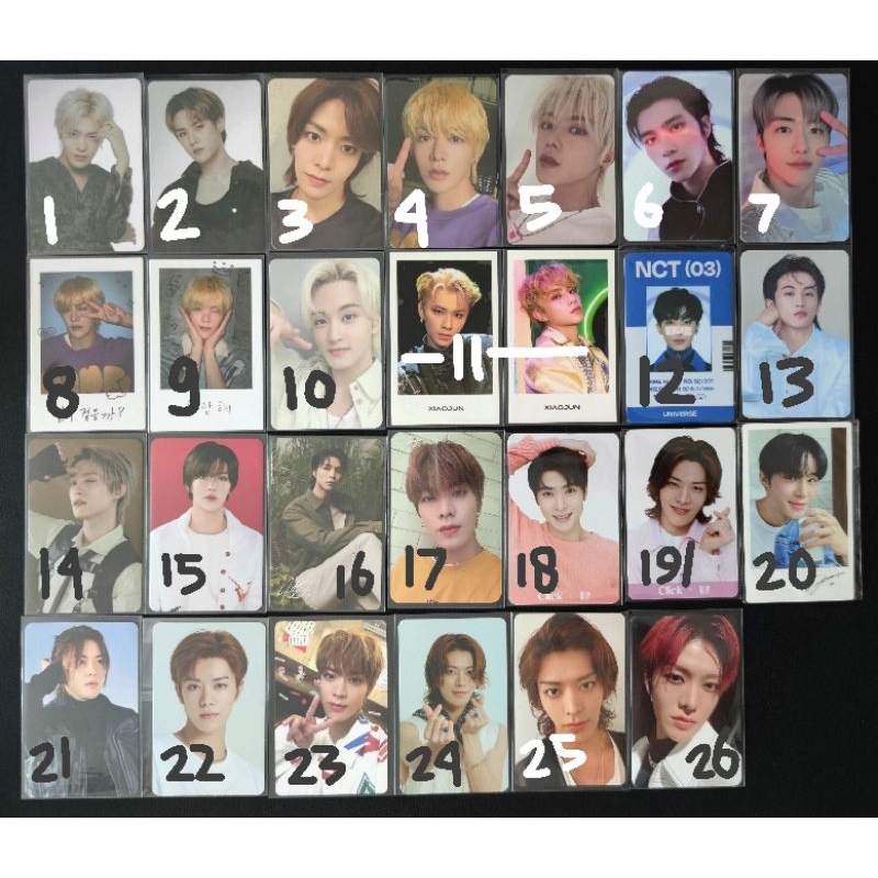 Photocard NCT 127 NCT Dream WayV Season's Greetings SG 2022 2023 2024 Click Ccomaz Special Ver Welco