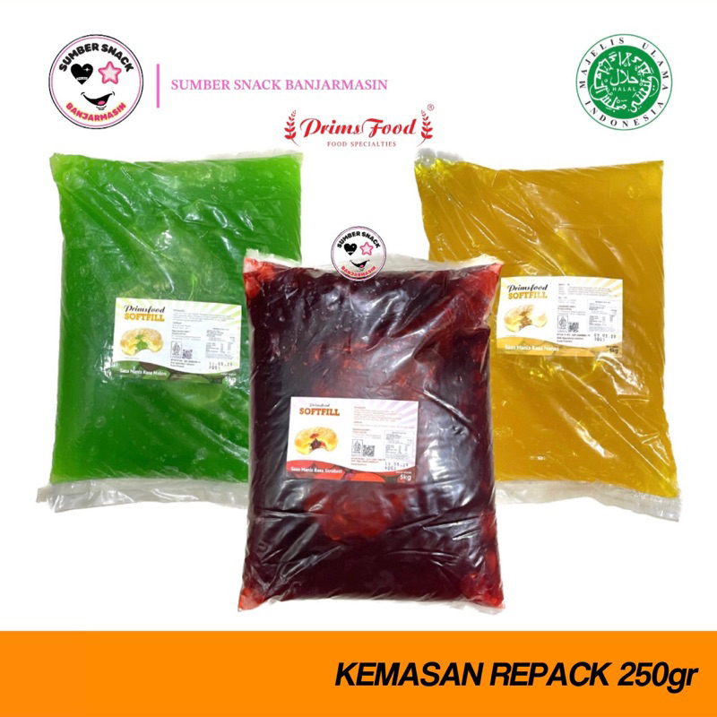 

Prims Food Softfill Excellent Selai Buah (Repack 250g) (4 Varian Rasa)