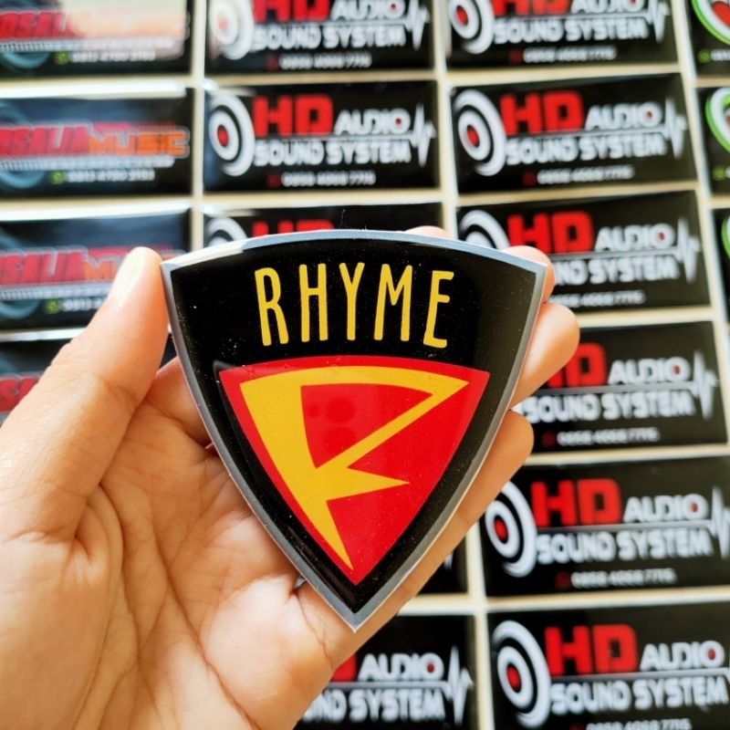 EMBLEM | LOGO | LABEL NAMA AUDIO SOUND SYSTEM TIMBUL 3D