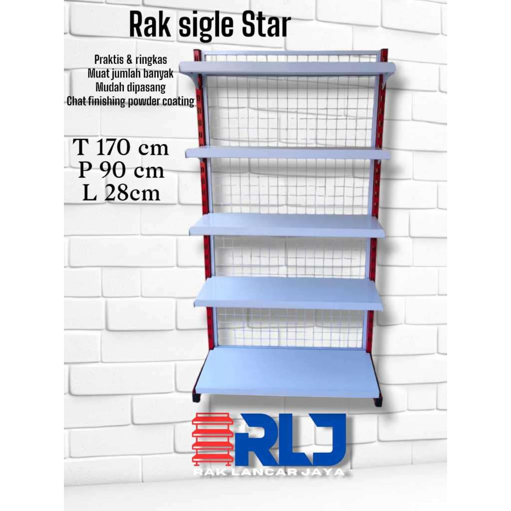 Rak Minimarket Single Star/ joint