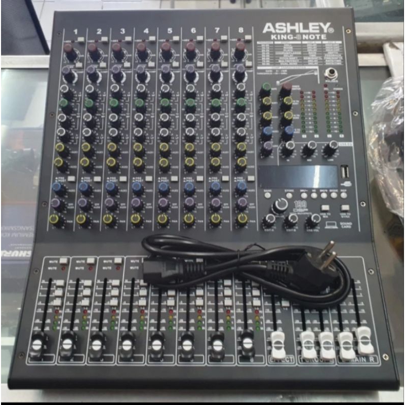 Mixer Ashley King 8 Note Original 8 Channel Interface USB - Bluetooth