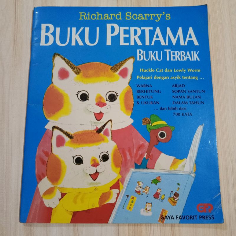 Preloved Richard Scarry's Buku Pertama Buku Terbaik Cetakan Pertama