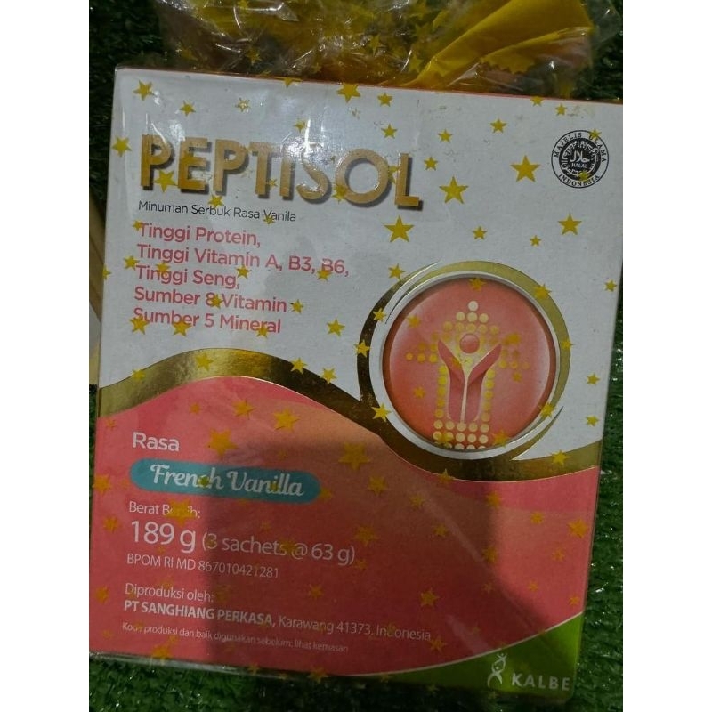 

PEPTISOL - Vanila - 189g - 3 Sachets @63g