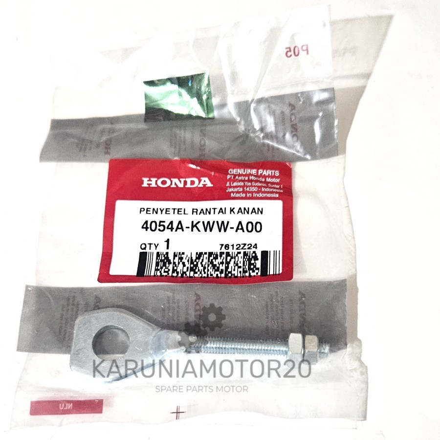 Anting Stelan Rantai Supra X 125 Fi/Blade/Revo Original AHM 4054A-KWW-A00