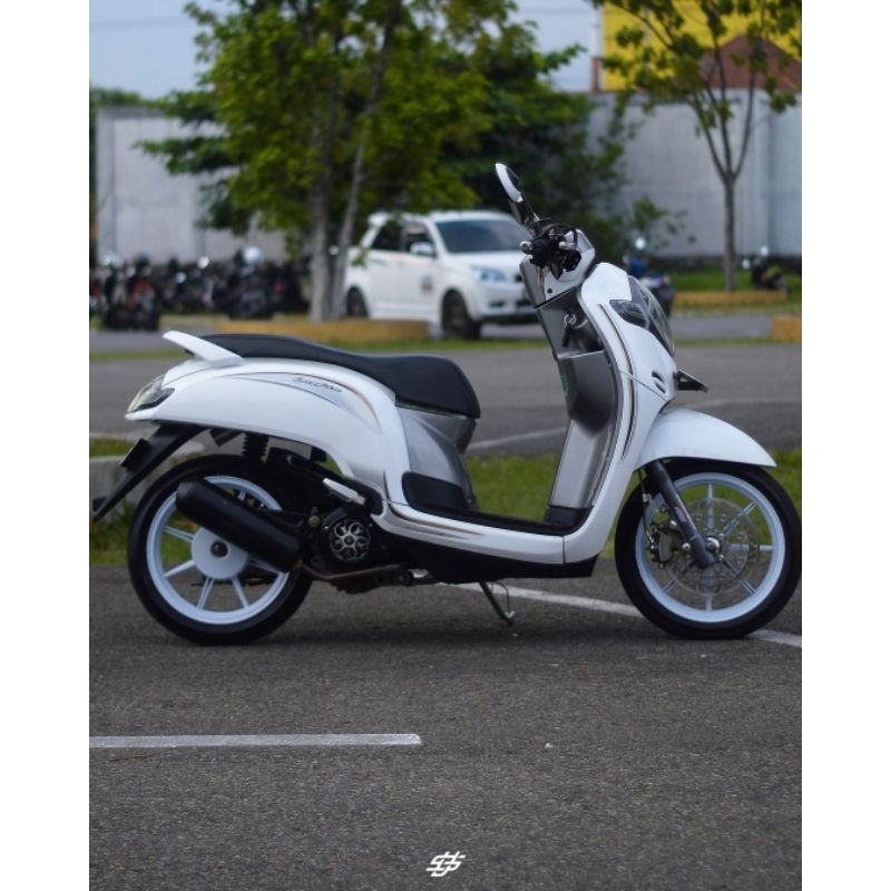 striping sticker lis decal standar ori honda scoopy stylish 2018 2019