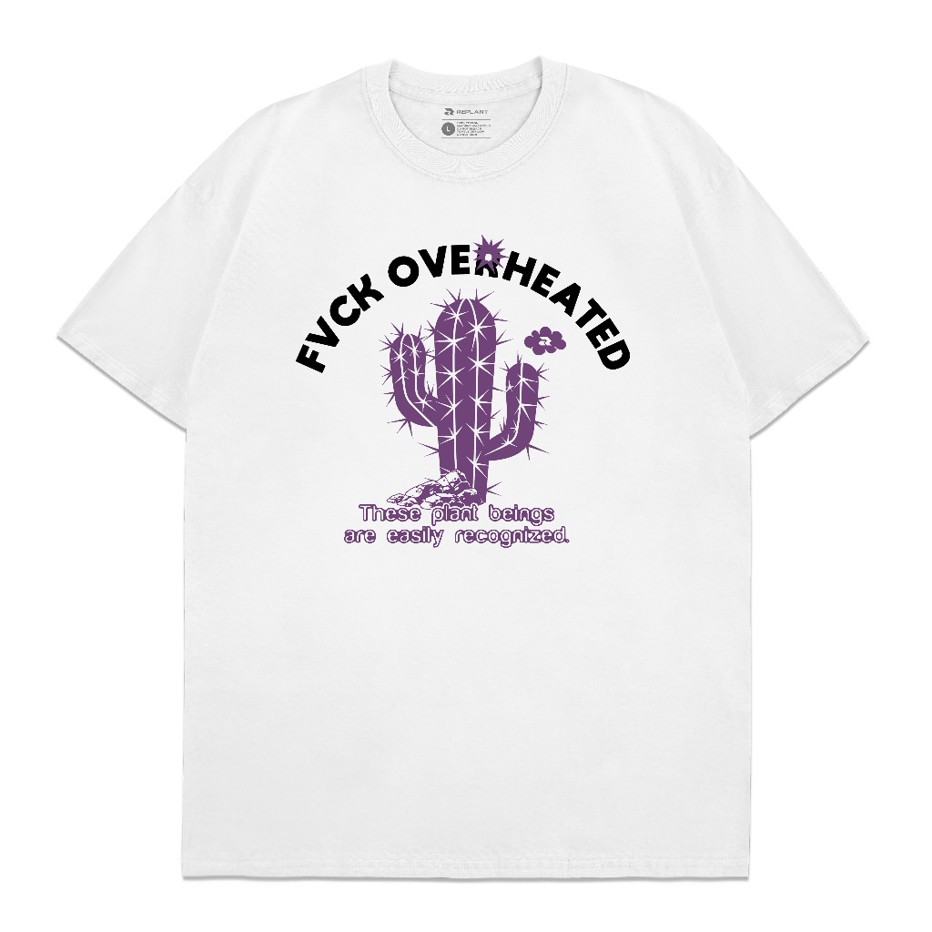 Replant - Tshirt Fvck Overheated White