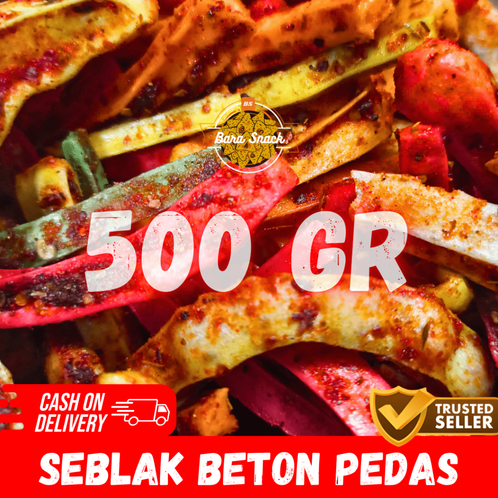 

[ 500gr ] Kerupuk Seblak Beton Pedas Daun Jeruk / Seblak Jaat Pedas / Camilan Snack Kiloan Murah -B