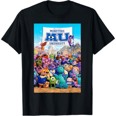 Disney Pixar Monsters University Poster T-Shirt