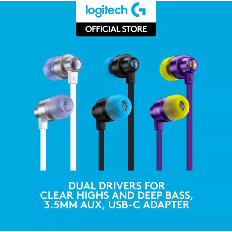 Earphone Gaming Logitech G333