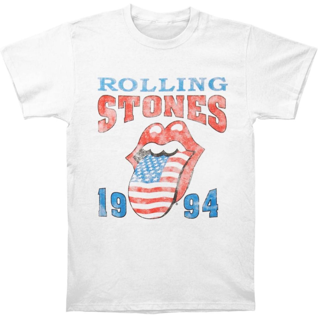 Baju Kaos Distro Band Rolling Stones Official 1994 Stones Short Sleeve Shirt