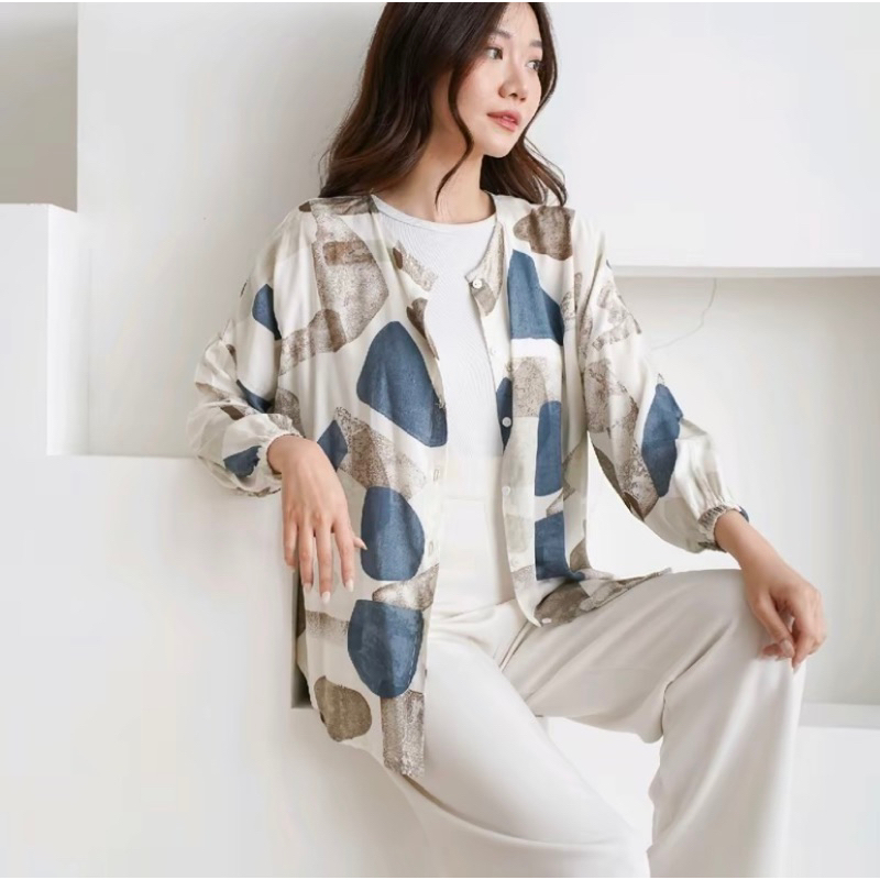 KEMEJA RAYON VISCOSE PREMIUM/BLOUSE RAYON VISCOSE