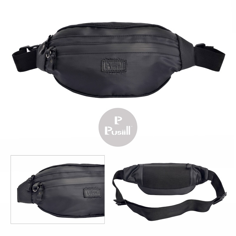 Pusiill - Waistbag O4.0/Waistbag Kulit Asli+Cordura/Tas pinggang Pria&Wanita/Tas selempang Unisex