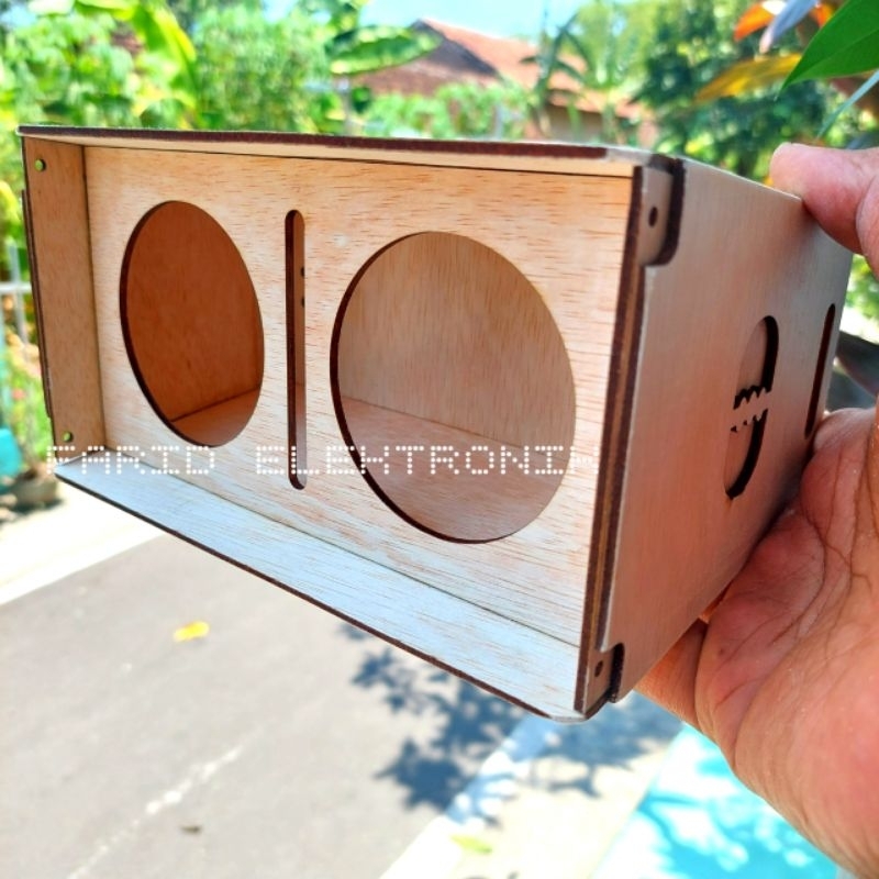 Box miniatur line array 3 inch dobel