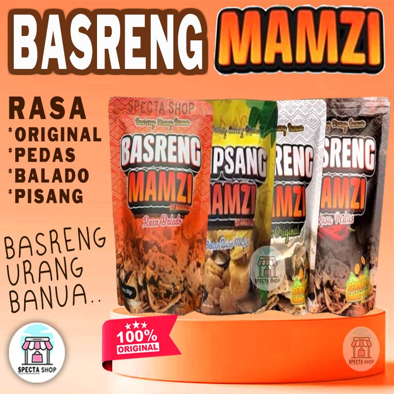 

READY STOCK !! Basreng Mamzi Mama Zio Rasa Original dan Pedas