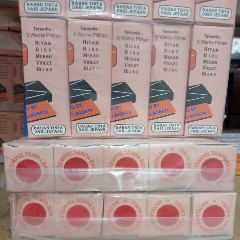 

Tinta Stempel (merah) 10pcs