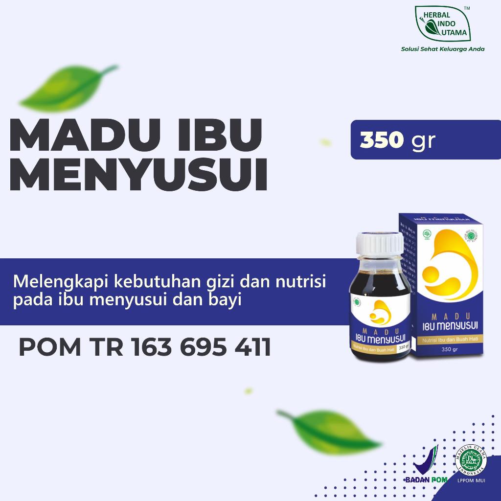 

Madu Ibu Menyusui Melancarkan ASI Herbal Indo Utama 350 gr