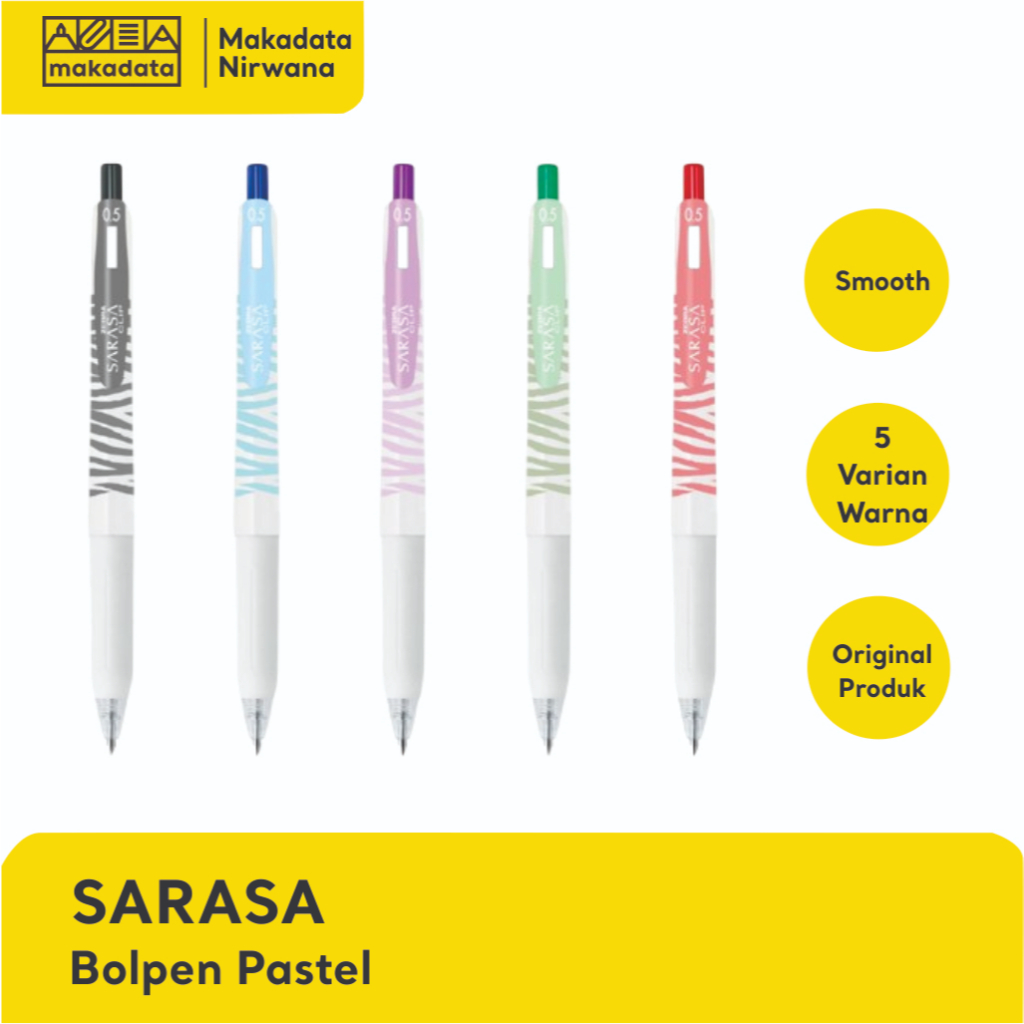 

SARASA BOLPEN/BULPOINT/PULPEN PASTEL (1 PCS)