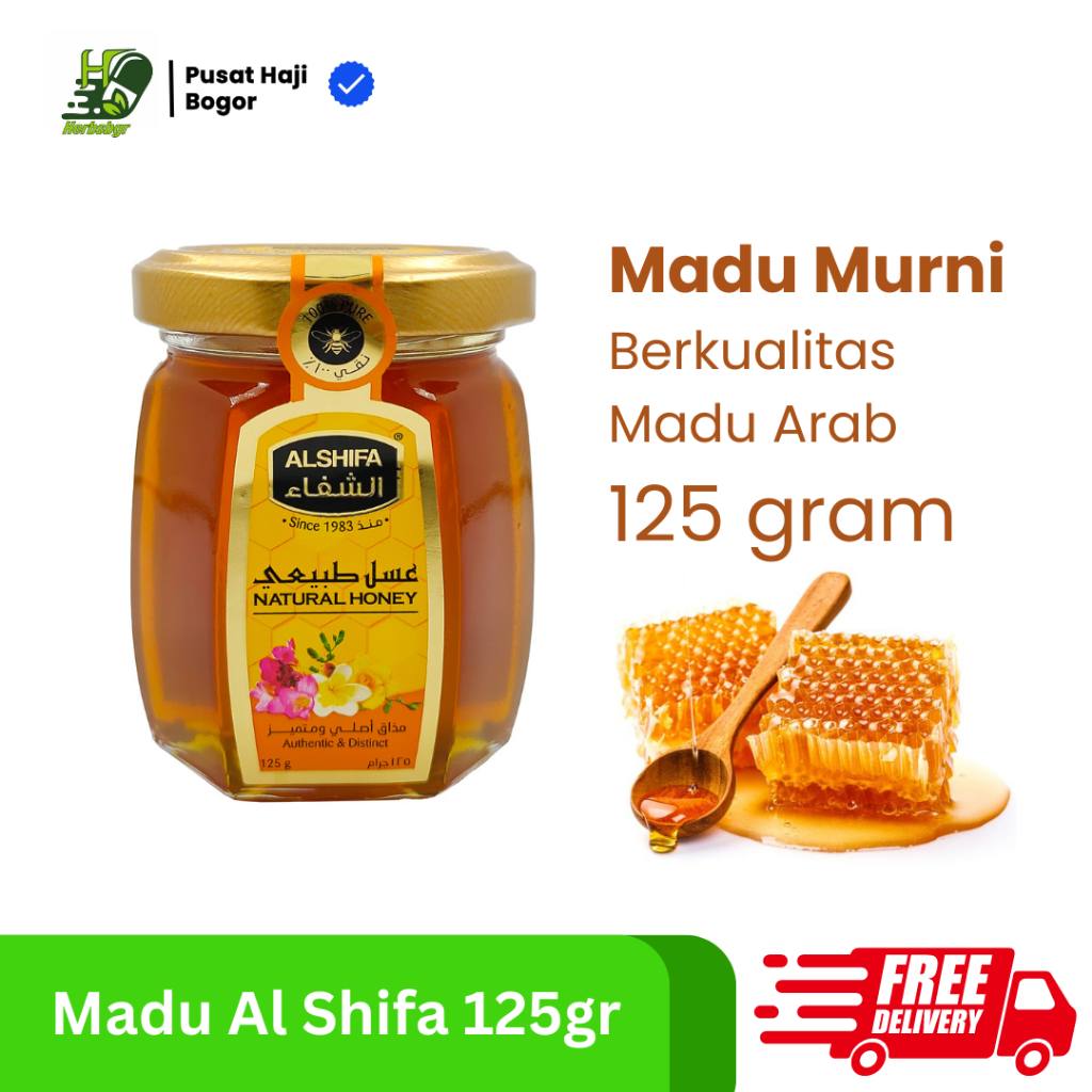 

Madu Arab Al Shifa 125 gram Import Arab Saudi ( Madu Asli Arab )