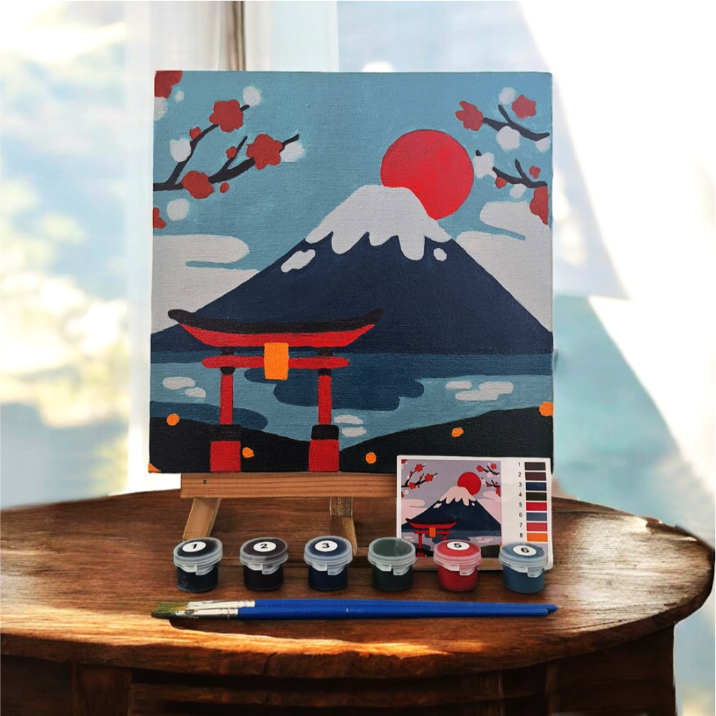 

DIY Paint By Number Kit 1 Set - Fuji G