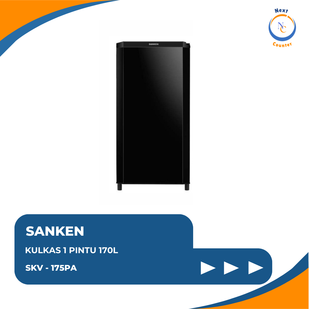 SANKEN KULKAS 1 PINTU 170L SKV - 175PA