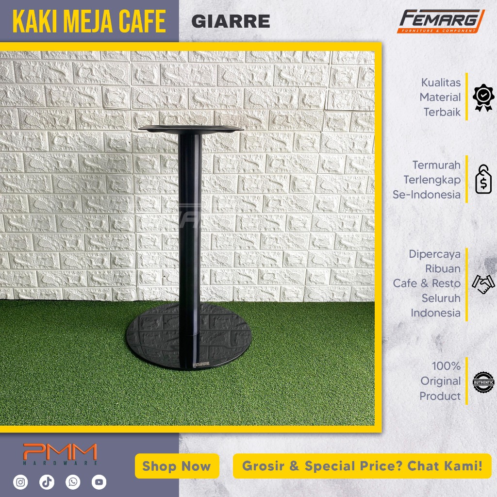 kaki meja FEMARG giarre | cafe restoran foodcourt besi stainless steel