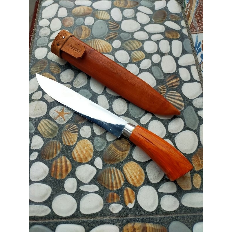 PISAU DAPUR BAJA PUTIH ASLI (100% ANTI KARAT)