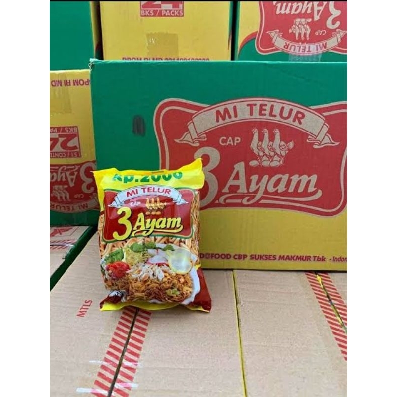 

PROMO 1 DUS !!! MIE TELUR CAP 3 AYAM