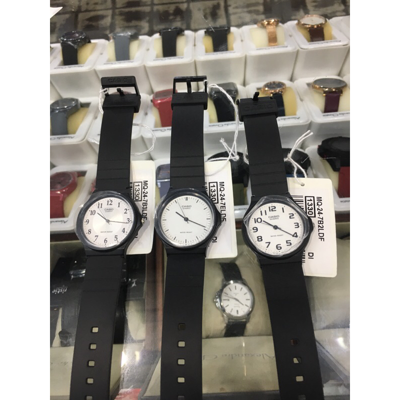 Jam Tangan Casio Cewek Cowok Analog Rubber Original