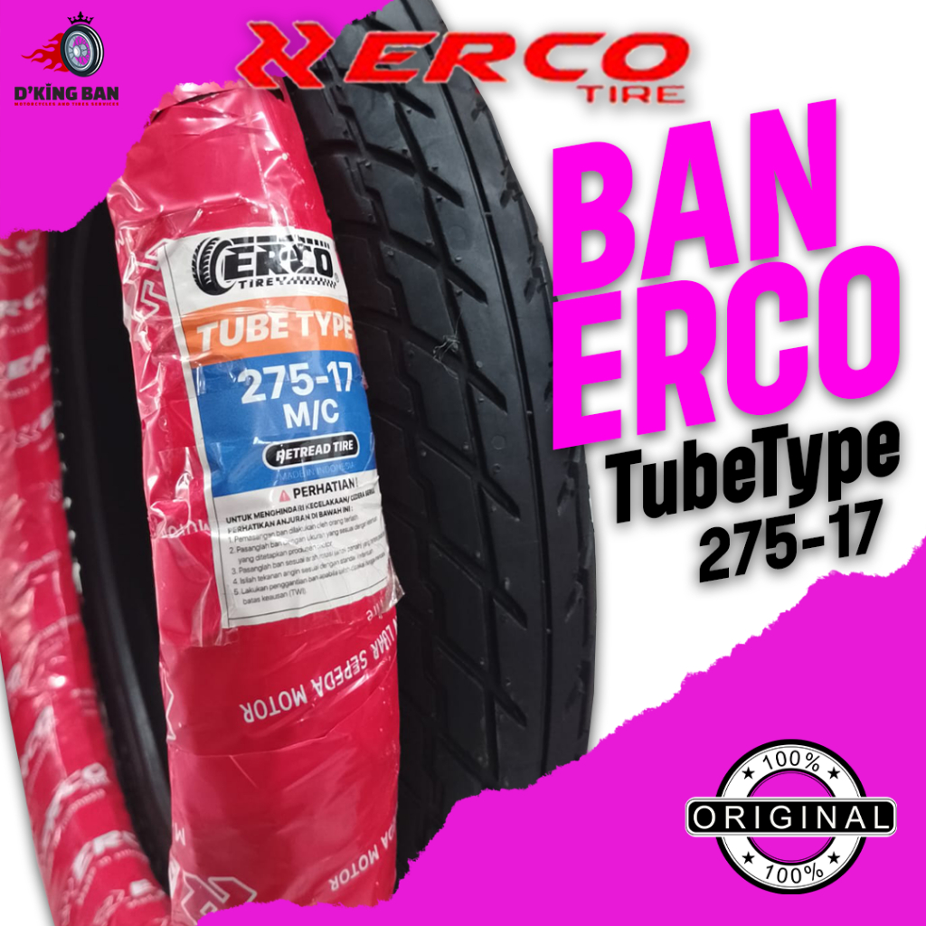 Ban Motor ERCO Tubetype 275-17 Non Tubeless Ring 17