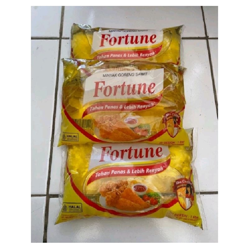 

minyak goreng Fortune bantal 1 liter