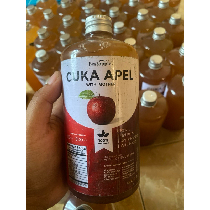 

bestapple cuka apel with mother 500ml baca deskripsi
