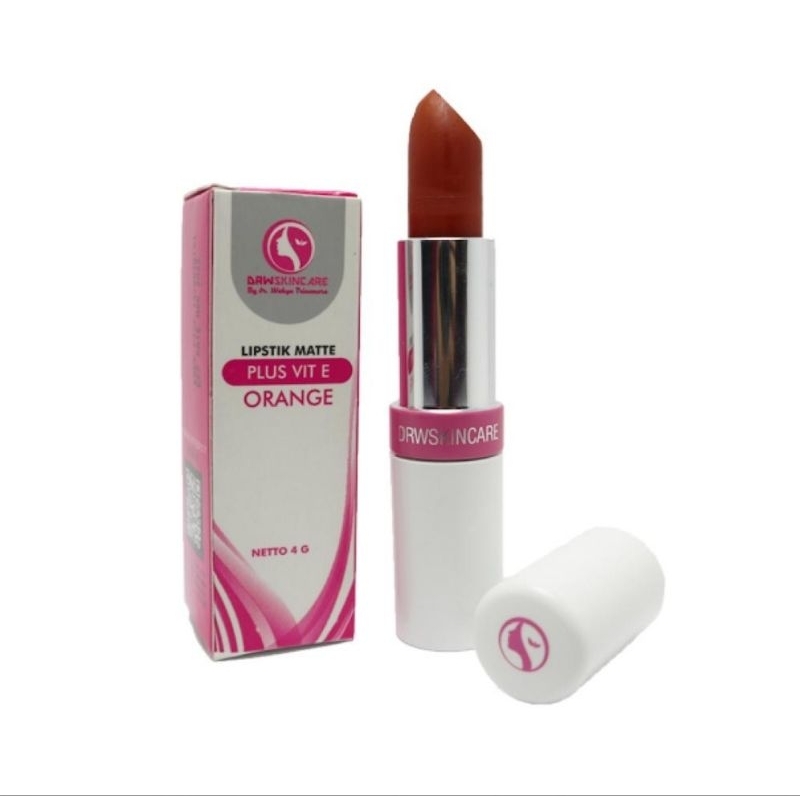 Lipstik Matte Red, Brown, Pink, Orange, Nude Drw.Skincare by RCD