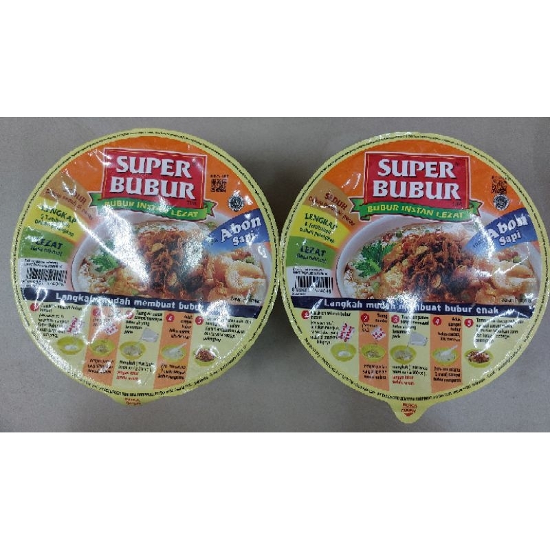 

KZ - super bubur cup 67g rasa abon sapi