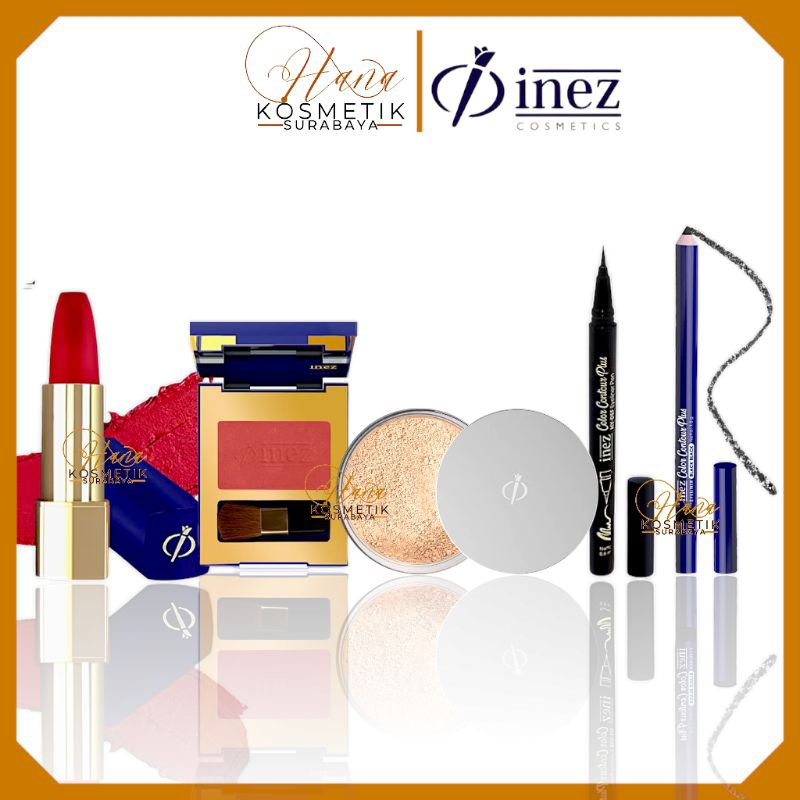 INEZ Paket Makeup Natural Glow Look - Paket Makeup | Paket Cosmetics | Paket Kosmetik | Paket Lamara