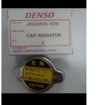 Tutup radiator Cap radiator ASLI ORIGINAL DENSO 0.9 0,9 untuk kijang super,katana,Kijang kapsul dies